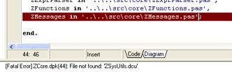 Instalar componentes Delphi - Error fichero no encontrado